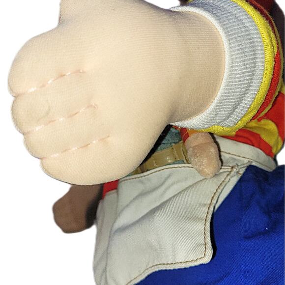 22" VNTG 80s Me & My Buddy Carpenter Has His Tools, Bear & Bob the Builder Doll - Picture 10 of 13